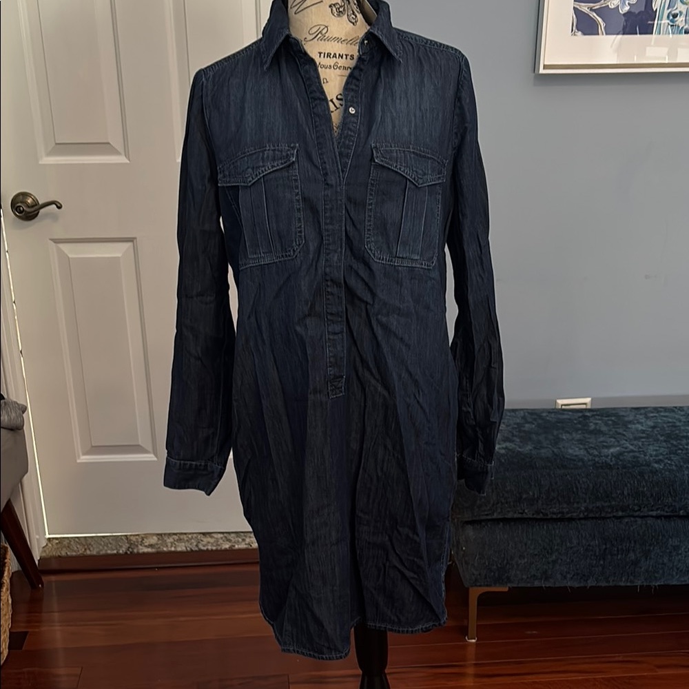 Denim Long Sleeve Dress